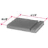 Triangle Suspension N255 Neway Rubber Pad