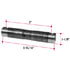 Triangle Suspension B1479-94 Suspension Spring Saddle Spg Pin-Wstar(37121-3413)