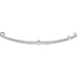 96-848 by TRIANGLE SUSPENSION - White Volvo, F Spr, Lvs:3 FT; OEM# 371010005; SE Length: 26-1/4; LE Length: 26-1/4; SE End: PLK; LE End: PLK; Grading 3/652