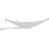Triangle Suspension 83-109 Reyco, R Spr, Lvs:11/3 ; OEM# 847001; SE Length: 21-1/16; LE Length: 22-1/8; SE End: ; LE End: ;