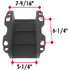 H117 by TRIANGLE SUSPENSION - Hutchens Spring Cap; Use with H118 Rubber Pad; For: H900 Single Point Suspensions