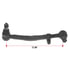 DS1027 by TRIANGLE SUSPENSION - Int'l/Nav Drag Link (17.40)
