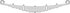 Triangle Suspension 59-410 Kenworth, F Spr, Lvs:9 ; OEM# K2231134; SE Length: 32; LE Length: 32; SE End: TB68; LE End: TB68;
