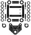 FL74A by TRIANGLE SUSPENSION - Alum Rear Hgr Shckl Kit