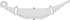 Triangle Suspension 50-283 Hendrickson, R Spr, Lvs:12 ; OEM# BA45068; SE Length: 17-1/16; LE Length: 20-11/16; SE End: TPK;