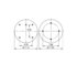 AS-8385 by TRIANGLE SUSPENSION - Triangle Air Spr - Rolling Lobe, Triangle Bellows # 6367, ContiTech Bellows # 11 10.5C-16