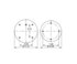 AS-8388 by TRIANGLE SUSPENSION - Triangle Air Spr - Rolling Lobe, Triangle Bellows # 6365, ContiTech Bellows # 11 10.5-17