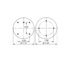 AS-8506 by TRIANGLE SUSPENSION - Triangle Air Spr - Rolling Lobe, Triangle Bellows # 6417, ContiTech Bellows # 11 10.5-15