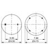 AS-8535 by TRIANGLE SUSPENSION - Triangle Air Spr - Rolling Lobe, Triangle Bellows # 6391, ContiTech Bellows # 9 10-17.5