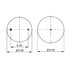 AS-8517 by TRIANGLE SUSPENSION - Triangle Air Spr - Rolling Lobe, Triangle Bellows # 6372, ContiTech Bellows # 9 9-14