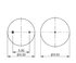 AS-8479 by TRIANGLE SUSPENSION - Triangle Air Spr - Rolling Lobe, Triangle Bellows # 6368, ContiTech Bellows # 9 9-12