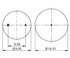 AS-8384 by TRIANGLE SUSPENSION - Triangle Air Spr - Rolling Lobe, Triangle Bellows # 6364, ContiTech Bellows # 9 10-19