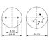 AS-8379 by TRIANGLE SUSPENSION - Triangle Air Spr - Rolling Lobe, Triangle Bellows # 6368, ContiTech Bellows # 9 9-12