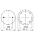 AS-8345 by TRIANGLE SUSPENSION - Triangle Air Spr - Rolling Lobe, Triangle Bellows # 6362, ContiTech Bellows # 9 10-14