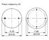 AS-8337 by TRIANGLE SUSPENSION - Triangle Air Spr - Rolling Lobe, Triangle Bellows # 6372, ContiTech Bellows # 9 9-14