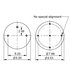 AS-8335 by TRIANGLE SUSPENSION - Triangle Air Spr - Rolling Lobe, Triangle Bellows # 6362, ContiTech Bellows # 9 10-14