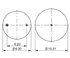 AS-8321 by TRIANGLE SUSPENSION - Triangle Air Spr - Rolling Lobe, Triangle Bellows # 6364, ContiTech Bellows # 9 10-19