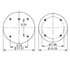 AS-8316 by TRIANGLE SUSPENSION - Triangle Air Spr - Rolling Lobe, Triangle Bellows # 6365, ContiTech Bellows # 11 10.5-17