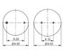 AS-8314 by TRIANGLE SUSPENSION - Triangle Air Spr - Rolling Lobe, Triangle Bellows # 6368, ContiTech Bellows # 9 9-12