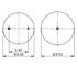 AS-8311 by TRIANGLE SUSPENSION - Triangle Air Spr - Rolling Lobe, Triangle Bellows # 6360, ContiTech Bellows # 9 10-10