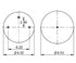 AS-8328 by TRIANGLE SUSPENSION - Triangle Air Spr - Rolling Lobe, Triangle Bellows # 6360, ContiTech Bellows # 9 10-10