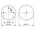 AS-8327 by TRIANGLE SUSPENSION - Triangle Air Spr - Rolling Lobe, Triangle Bellows # 6361, ContiTech Bellows # 9 10-12