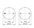 AS-4722 by TRIANGLE SUSPENSION - Triangle Air Spr - Triple Conv., ContiTech Bellows # FT 330-29