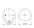 AS-4549 by TRIANGLE SUSPENSION - Triangle Air Spr - Double Conv., ContiTech Bellows # FD 330-30