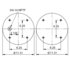 AS-4538 by TRIANGLE SUSPENSION - Triangle Air Spr - Single Conv., Triangle Bellows # 6326 , ContiTech Bellows # FS 530-14