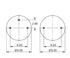 AS-4474 by TRIANGLE SUSPENSION - Triangle Air Spr - Single Conv., Triangle Bellows # 6374, ContiTech Bellows # FS 330-11