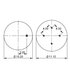 AS-8434 by TRIANGLE SUSPENSION - Triangle Air Spr - Rolling Lobe, Triangle Bellows # 6386, ContiTech Bellows # 10 10-21