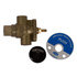 17600B by SEALCO - Air Brake Quick Release Valve - 3-Hole, Manual, Push / Pull, 1/4" NPT Ports