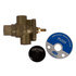 17600B by SEALCO - Air Brake Quick Release Valve - 3-Hole, Manual, Push / Pull, 1/4 in. NPT Ports