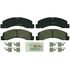 BP756 by BOSCH - Bosch QuietCast Brake Pads
