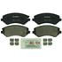 Bosch BP856 Disc Brake Pad Set Bosch QuietCast Brake Pads