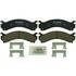 BC909 by BOSCH - Bosch QuietCast Brake Pads