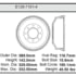 Bendix E12871014 Brake Drum Brake Drum