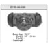 Bendix E13966040 Drum Brake Wheel Cylinder Wheel Cylinder