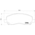 355009671 by HELLA - Disc Brake Pad Set