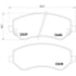HELLA 355010051 Disc Brake Pad Set Disc Brake Pad Set