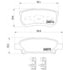 HELLA 355010811 Disc Brake Pad Set Disc Brake Pad Set