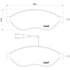 HELLA 355012931 Disc Brake Pad Set Brake Pad