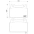 355014701 by HELLA - Disc Brake Pad Set