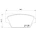 355006231 by HELLA - Brake Pad