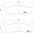355007941 by HELLA - Disc Brake Pad Set