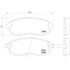 355016381 by HELLA - Disc Brake Pad Set