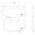 HELLA 355016871 Disc Brake Pad Set Disc Brake Pad Set