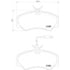HELLA 355017841 Disc Brake Pad Set Disc Brake Pad Set