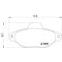 355019091 by HELLA - Brake Pad