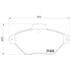 355019211 by HELLA - Disc Brake Pad Set